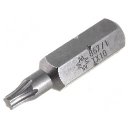 Capăt de șurubelniță Torx TX10 25mm