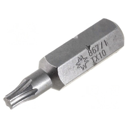 Capăt de șurubelniță Torx TX10 25mm | Electronic-mag.ro | Componente Electronice