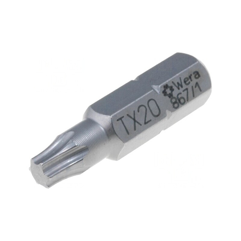 Capăt de şurubelniţă Torx TX20 25mm | Electronic-mag.ro | Componente Electronice
