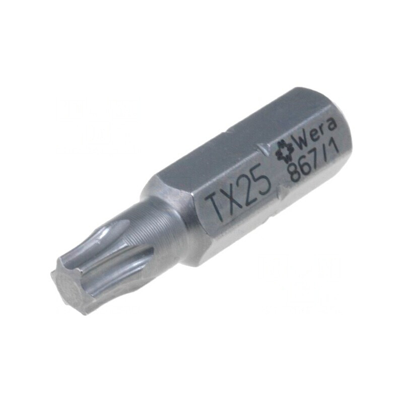 Capăt de şurubelniţă Torx TX25 25mm | Electronic-mag.ro | Componente Electronice