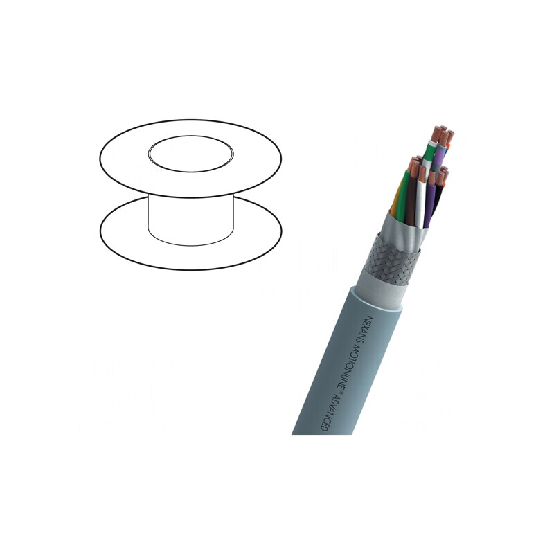 Cablu MOTIONLINE Advanced 3x0,34mm2 PVC Gri 300V | Electronic-mag.ro | Componente Electronice