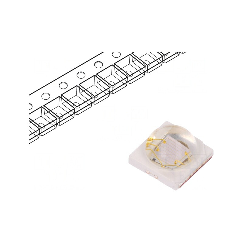 LED UV Putere 3W 130° 700mA Phenix | Electronic-mag.ro | Componente Electronice