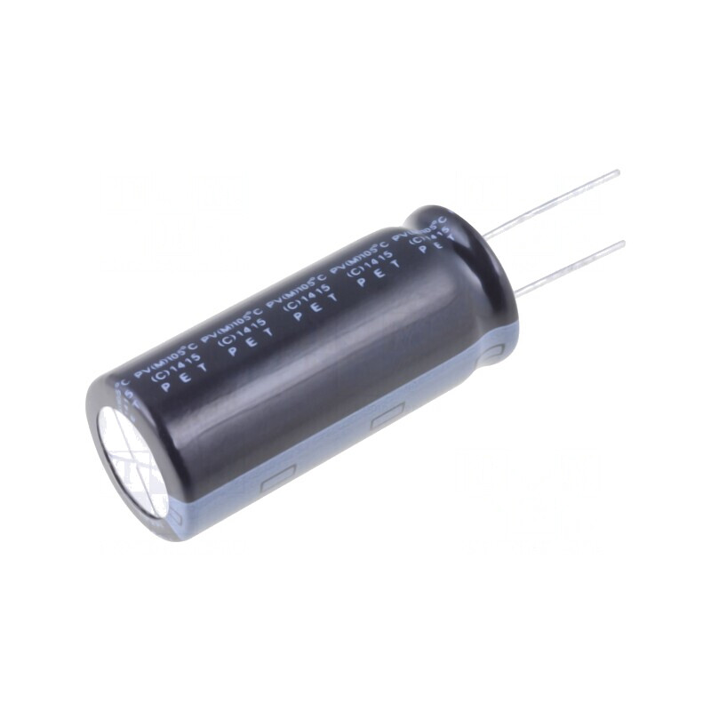 Condensator Electrolitic THT 100uF 450V 18x40mm 20% | Electronic-mag.ro | Componente Electronice