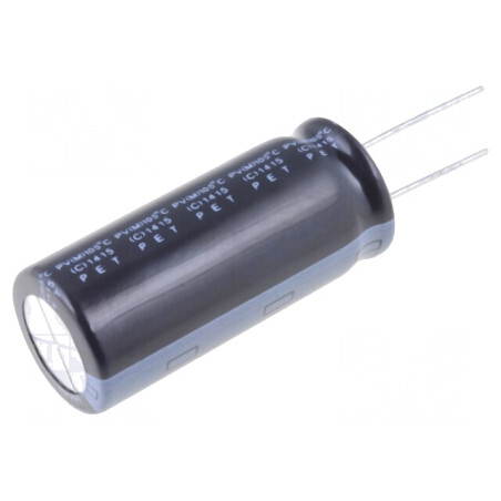 Condensator Electrolitic THT 100uF 450V 18x40mm 20% | Electronic-mag.ro | Componente Electronice