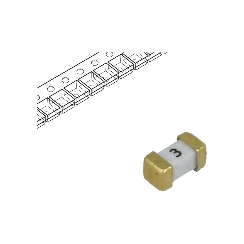 Siguranță Ultra-Rapidă 3A SMD 48VAC 75VDC | Electronic-mag.ro | Componente Electronice