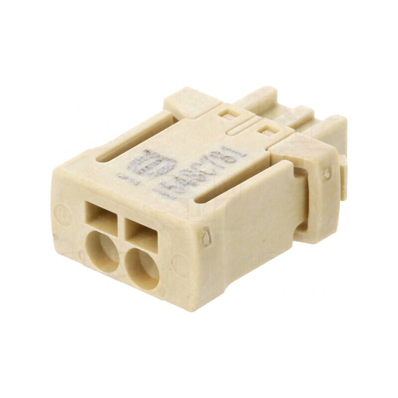 Mufă Conector Cablu-Placă har-flexicon 2,54mm 2 Piste 6A | Electronic-mag.ro | Componente Electronice