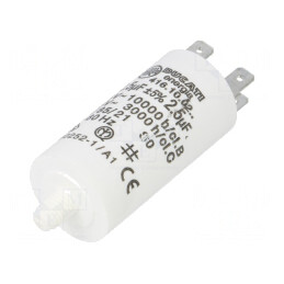 Condensator 2,5uF 425VAC pentru motoare | Electronic-mag.ro | Componente Electronice