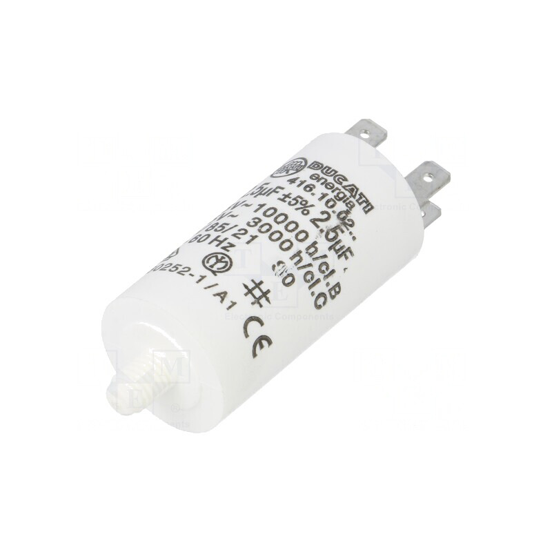 Condensator 2,5uF 425VAC pentru motoare | Electronic-mag.ro | Componente Electronice
