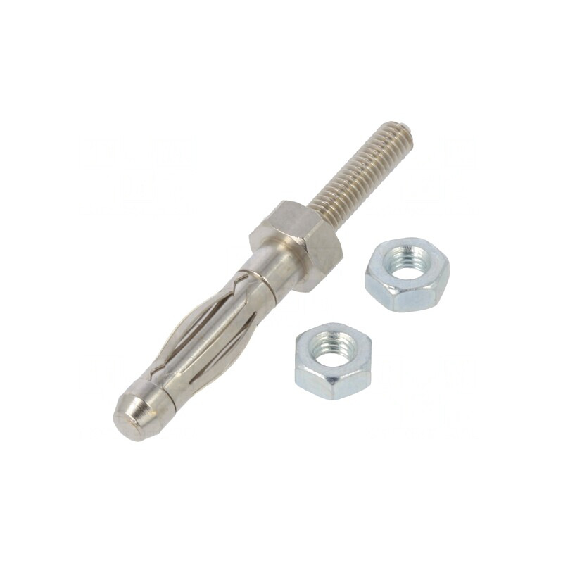Mufă banană 4mm 32A 60VDC nichelată neizolată | Electronic-mag.ro | Componente Electronice