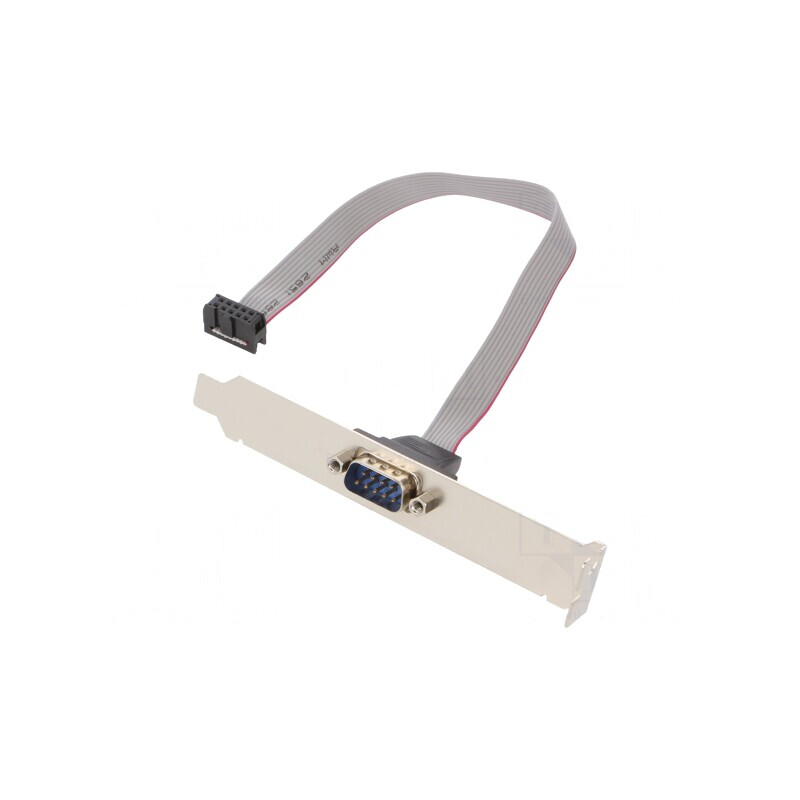 Adaptor IDC 10pin la D-Sub 9pin 0,25m Cablexpert | Electronic-mag.ro | Componente Electronice