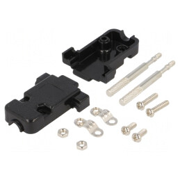 Carcasă pentru Conectori D-Sub 9pin și HD 15pin | Electronic-mag.ro | Componente Electronice