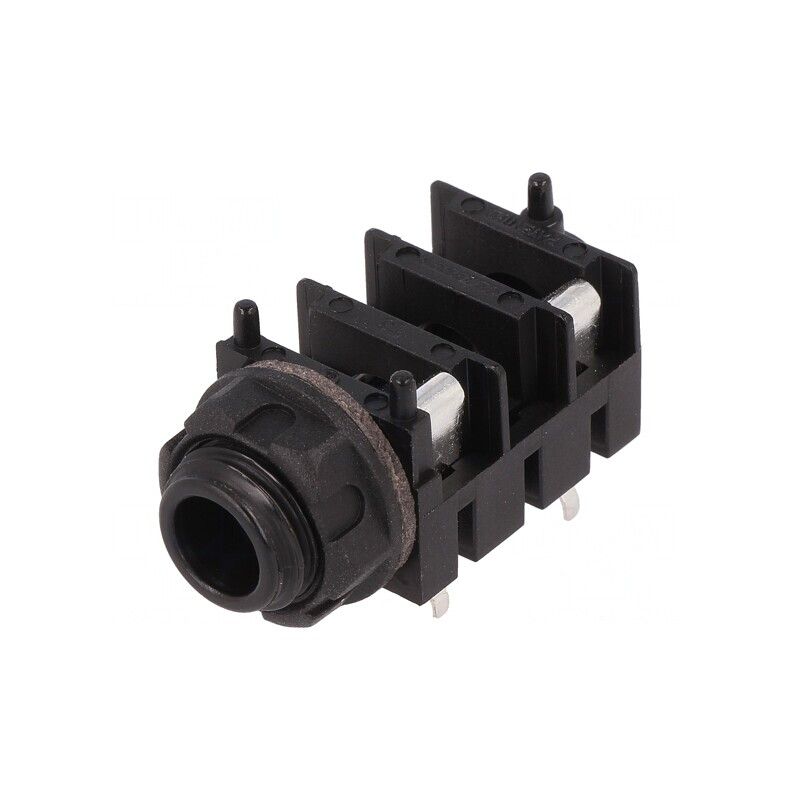 Soclu Jack 6.3mm Mono cu Întrerupător Dublu | Electronic-mag.ro | Componente Electronice