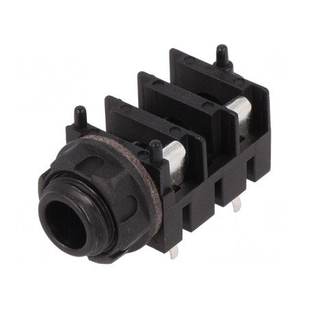 Soclu Jack 6.3mm Mono cu Întrerupător Dublu | Electronic-mag.ro | Componente Electronice