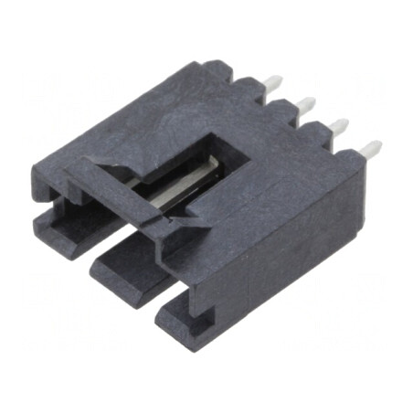 Soclu cablu-placă tată AMPMODU MTE 2,54mm 4 pini THT drept | Electronic-mag.ro | Componente Electronice
