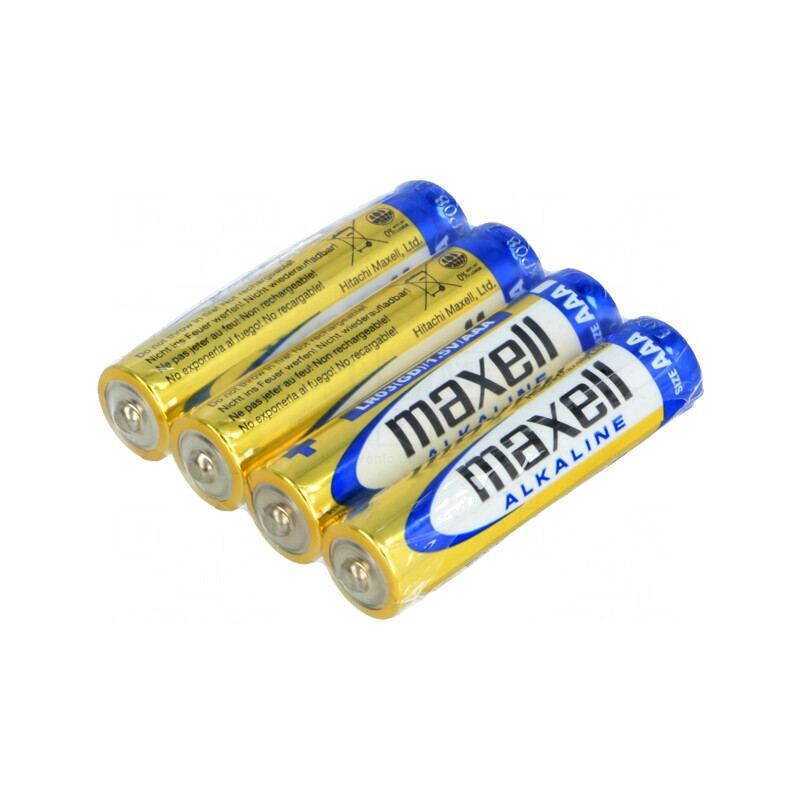 Baterii alcaline AAA 1.5V nereîncărcabile 4 buc. | Electronic-mag.ro | Componente Electronice