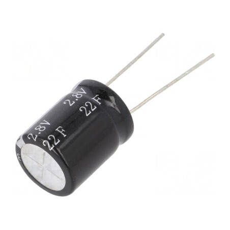 Supercondensator THT 22F 2.8V 16x21mm | Electronic-mag.ro | Componente Electronice