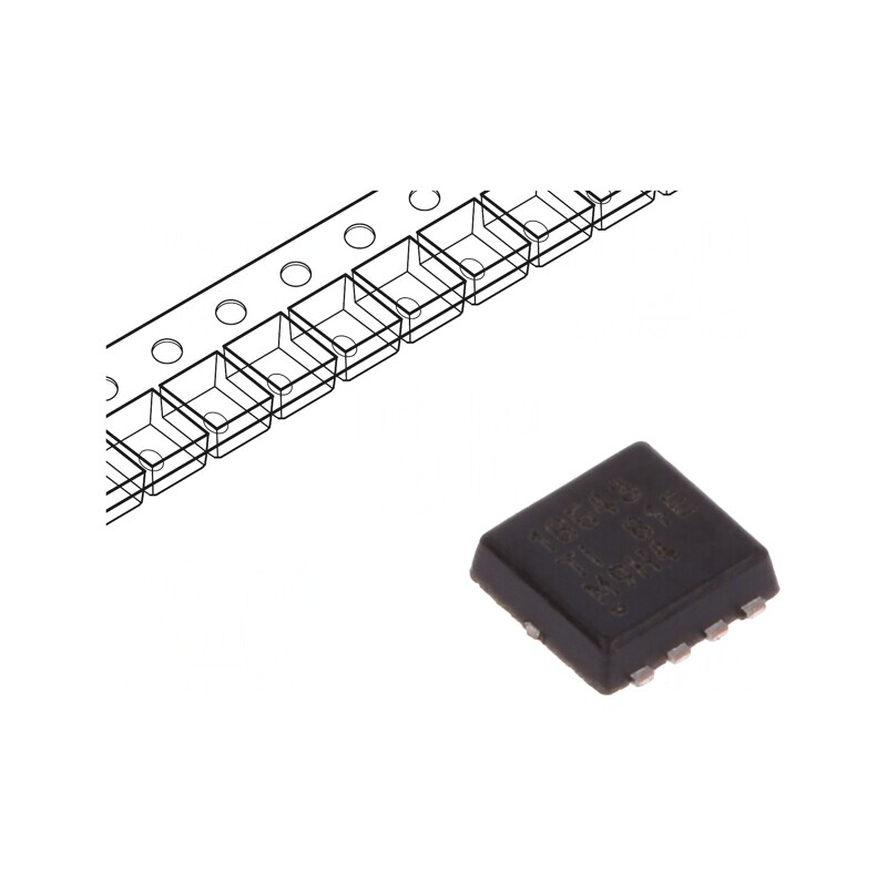N-MOSFET Unipolar 60V 35A 66W VSONP8 3,3x3,3mm Tranzistor | Electronic-mag.ro | Componente Electronice