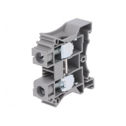 Conector Șine 1,5-25mm2 2 Borne Gri 12mm | Electronic-mag.ro | Componente Electronice