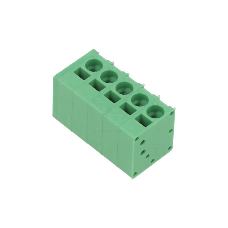 Regletă de Conexiuni PCB 90° 5mm 5 Piste 20A | Electronic-mag.ro | Componente Electronice
