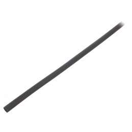Manșon Termocontractabil Negru 4,8mm 1m | Electronic-mag.ro | Componente Electronice