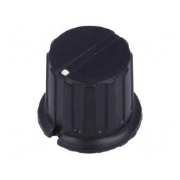 Buton rotativ cu flanșă bachelită 6,35mm | Electronic-mag.ro | Componente Electronice