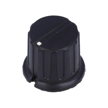 Buton rotativ cu flanșă bachelită 6,35mm | Electronic-mag.ro | Componente Electronice