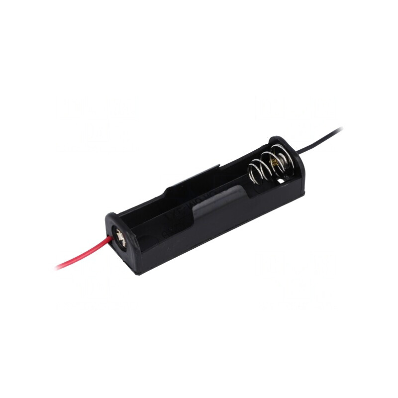 Suport Baterie AA R6 pe Panou cu Cablu 150mm | Electronic-mag.ro | Componente Electronice