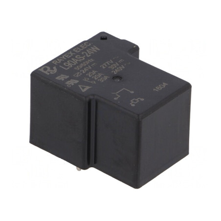 Releu Electromagnetic SPST-NO 24VDC 30A | Electronic-mag.ro | Componente Electronice