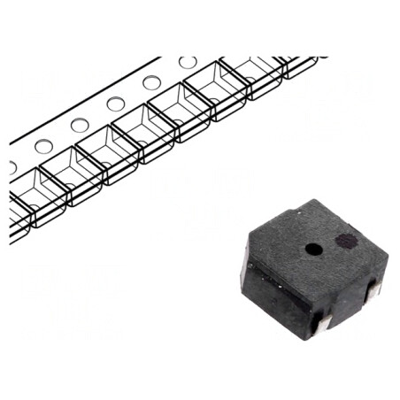 Traductor de Sunet Electromagnetic SMD 4000Hz | Electronic-mag.ro | Componente Electronice