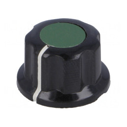 Buton Rotativ cu Flanșă Bachelită 6.35mm 16.5x11mm | Electronic-mag.ro | Componente Electronice