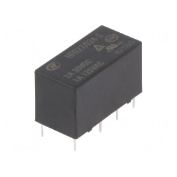 Releu Electromagnetic DPDT 24VDC 2A PCB | Electronic-mag.ro | Componente Electronice