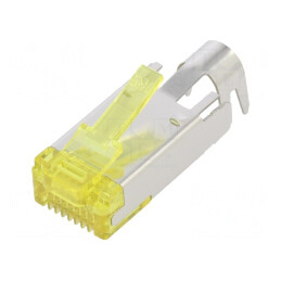 Mufă RJ45 Ecranată 8P8C 5.8-6mm Dreaptă | Electronic-mag.ro | Componente Electronice