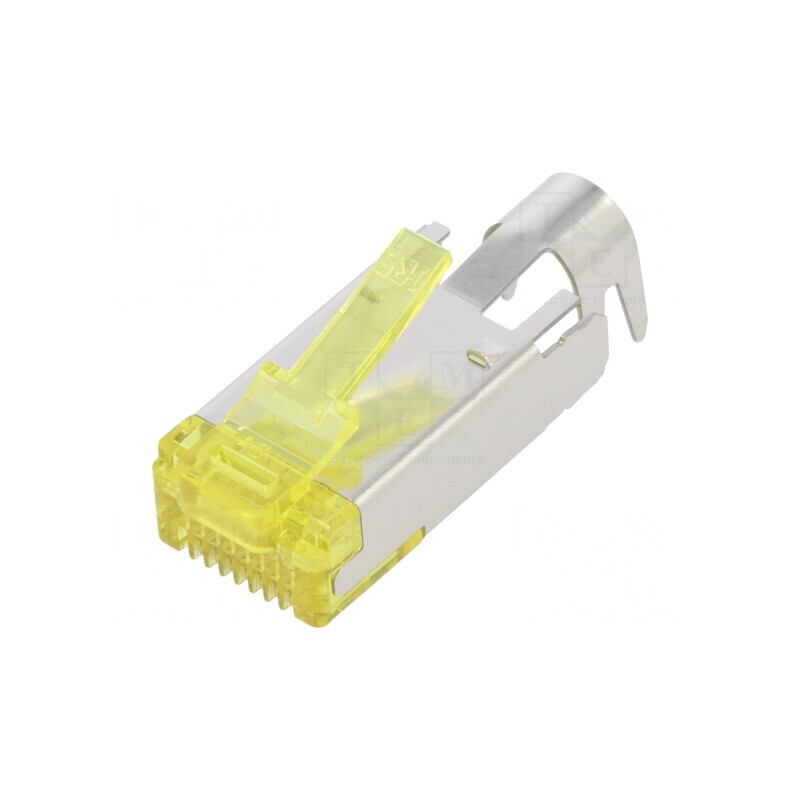 Mufă RJ45 Ecranată 8P8C 5.8-6mm Dreaptă | Electronic-mag.ro | Componente Electronice
