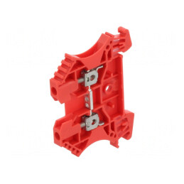 Conector Șine 2.5mm² Roșu TS35 800V | Electronic-mag.ro | Componente Electronice