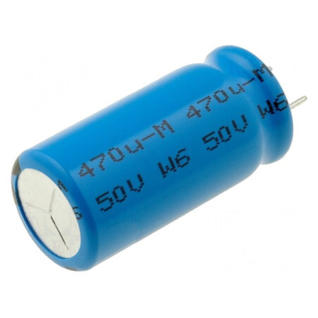 Condensator Electrolitic Low ESR 470uF 50V THT | Electronic-mag.ro | Componente Electronice