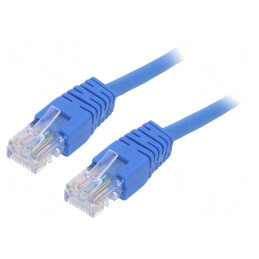 Patch cord UTP Cat5e Albastru 3m | Electronic-mag.ro | Componente Electronice