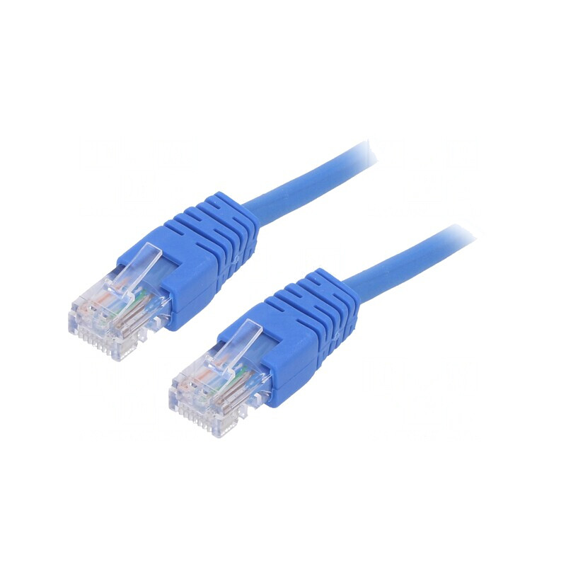 Patch cord UTP Cat5e Albastru 3m | Electronic-mag.ro | Componente Electronice