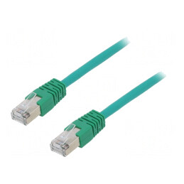 Patch Cord F/UTP Cat5e Verde 2m Ecranat | Electronic-mag.ro | Componente Electronice