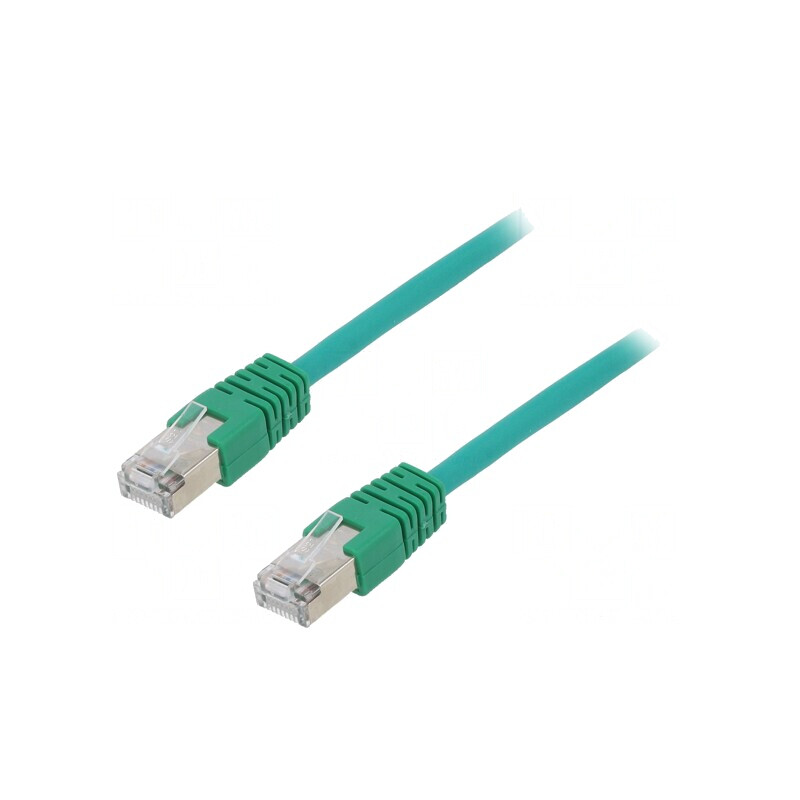 Patch Cord F/UTP Cat5e Verde 2m Ecranat | Electronic-mag.ro | Componente Electronice
