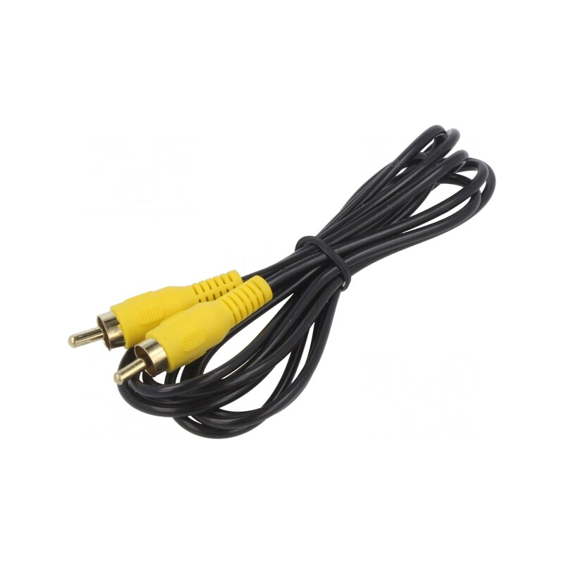 Cablu RCA 2m Aurit Negru | Electronic-mag.ro | Componente Electronice Cablu RCA 2m Aurit Negru | Electronic-mag.ro | Componente Electronice