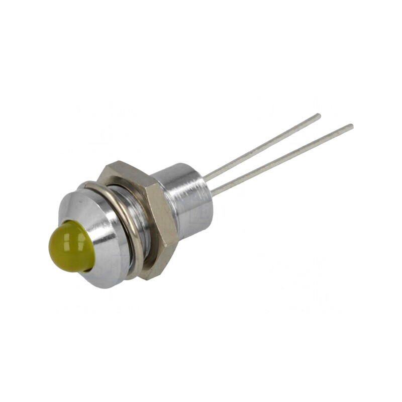 Lampă LED Galbenă Ø8.2mm pentru PCB IP40 | Electronic-mag.ro | Componente Electronice