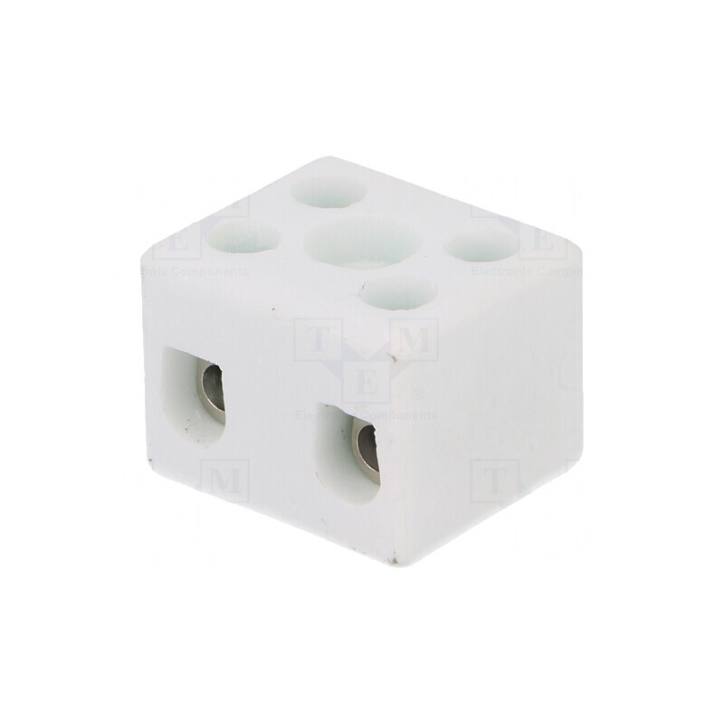 Regletă de Conexiuni Terminal 4mm2 450V 32A 2 Piste | Electronic-mag.ro | Componente Electronice