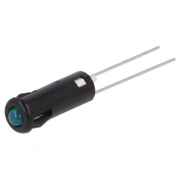 Lampă LED Albastră Convexă Ø5,2mm IP40 pentru PCB | Electronic-mag.ro | Componente Electronice
