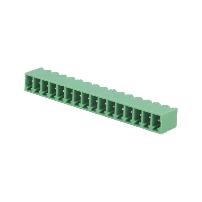 Regletă de conexiuni deconectabilă 16 piste 3,81mm drept | Electronic-mag.ro | Componente Electronice