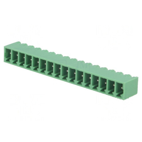 Regletă de conexiuni deconectabilă 16 piste 3,81mm drept | Electronic-mag.ro | Componente Electronice