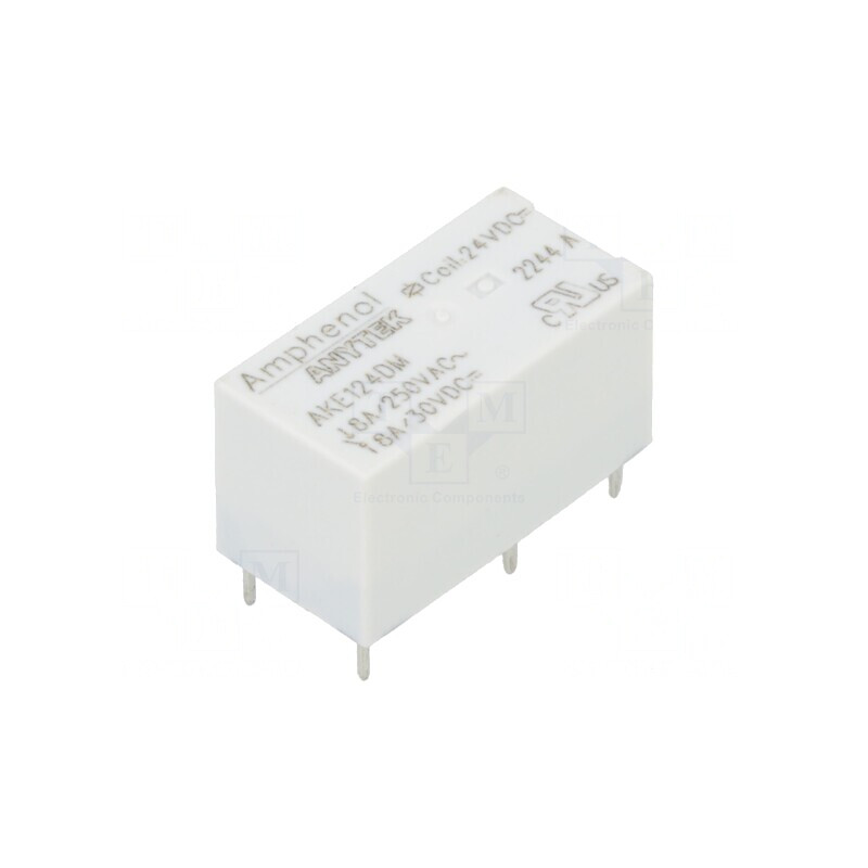Releu Electromagnetic SPST-NO 24VDC 8A 250VAC | Electronic-mag.ro | Componente Electronice
