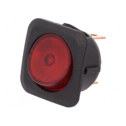 Comutator Rocker ON-OFF 25A/12V cu Lampă Neon Roșie | Electronic-mag.ro | Componente Electronice