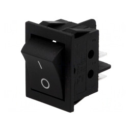 Comutator Rocker DPST ON-OFF 15A 250V Negru | Electronic-mag.ro | Componente Electronice