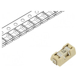 Siguranță Întârziere 1.5A 125V SMD