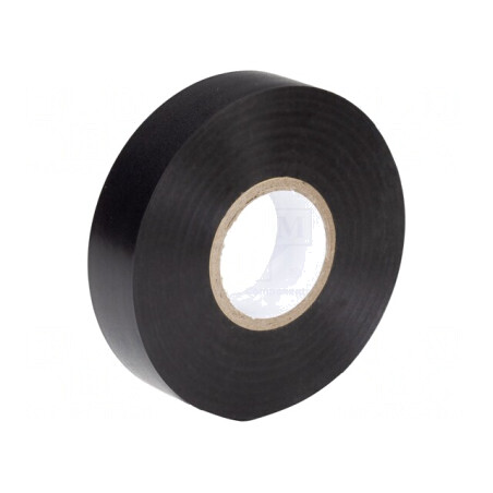 Bandă Izolatoare Electrică Neagră 19mm x 20m | Electronic-mag.ro | Componente Electronice